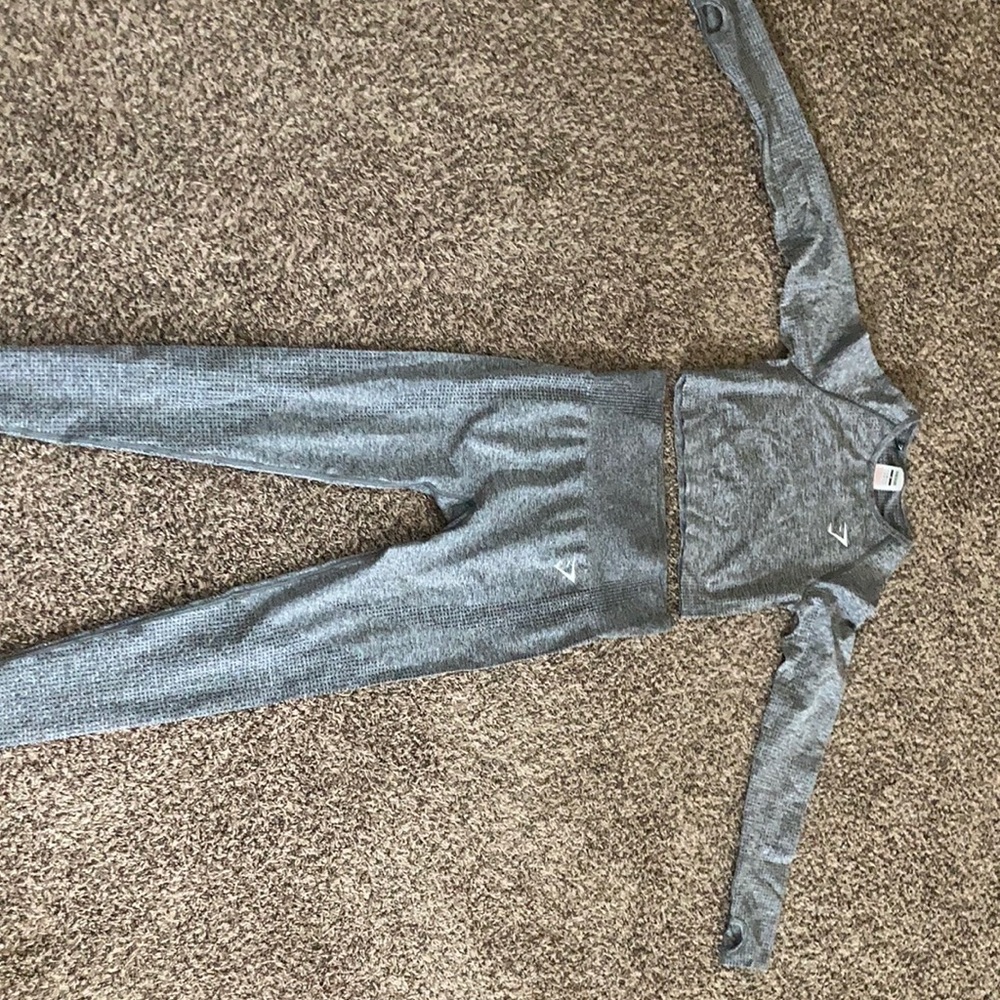 Gymshark vital seamless long sleeve crop top & Gymshark vital seamless leggings
